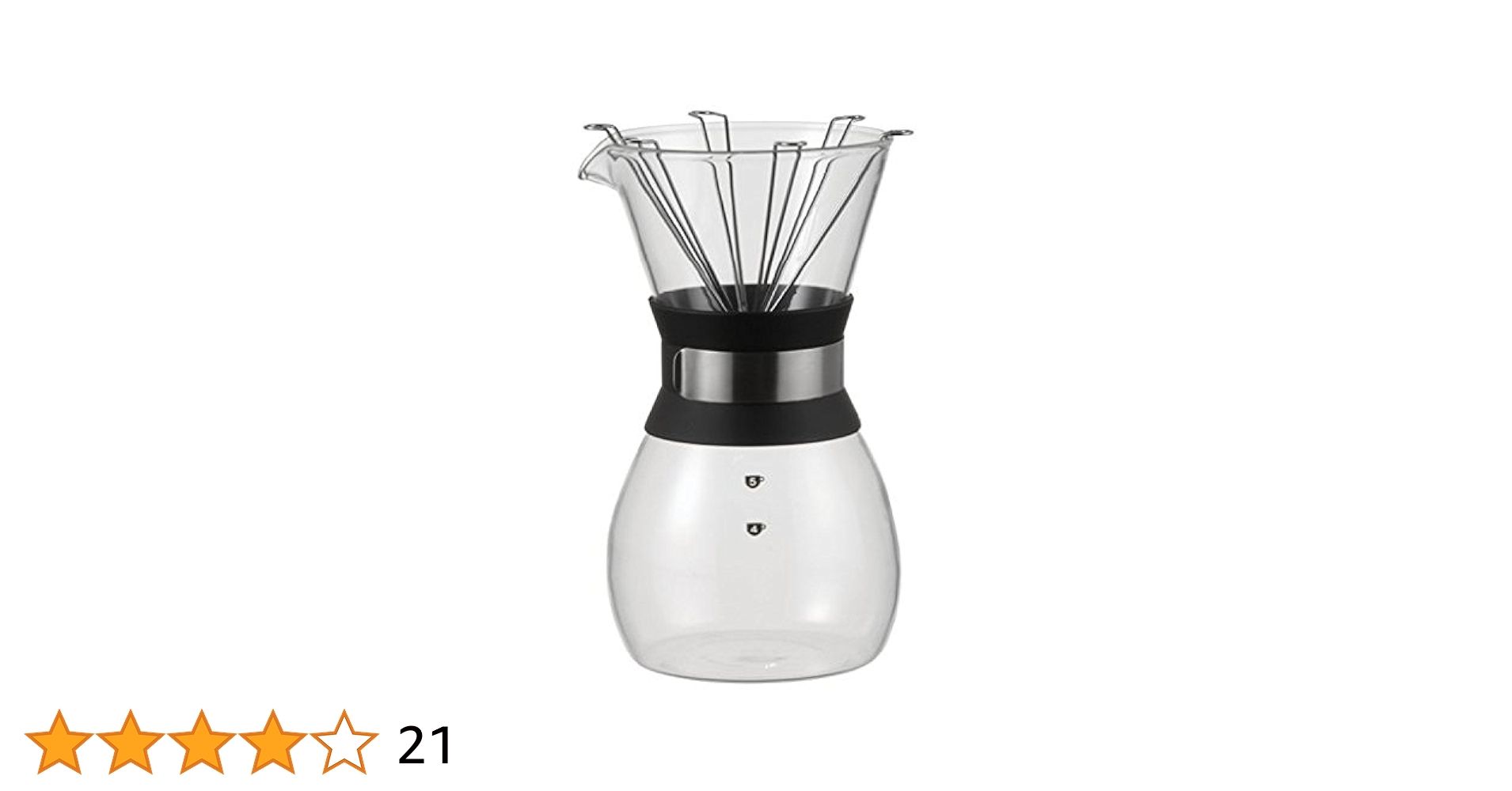 Amazon.co.jp: iwaki(イワキ) 耐熱ガラス コーヒーポット ビカ